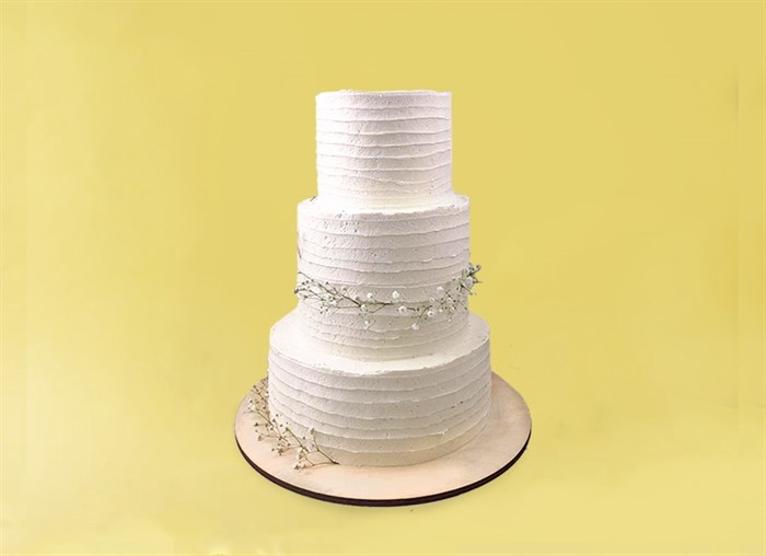 Свадебный торт Минимализм Грин - фото 12402