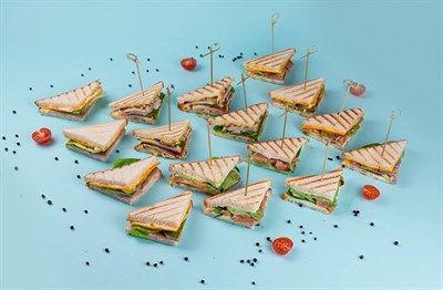 Сет сендвичи-мини ассорти 16шт