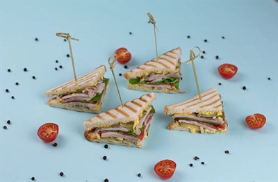 Набор сендвич-мини с ветчиной 4шт